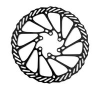 TECHAUTO Rotores de Freno de Bicicleta 160 mm 180 mm 203 mm Rotor de Freno de Disco MTB Apto para Shimano Apto para SRAM Apto para línea Central(160mm Black)