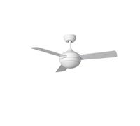 TECHBREY Ventilador de Techo Silencioso Navy 107cm Motor DC para Exterior Blanco Mando a Distancia Con Luz