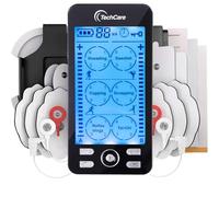 Techcare Massager Decenas Unidad 24 Modos estimulador muscular pulso masajeador Máquina