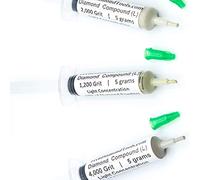 TechDiamondTools - Juego de 3 jeringas de diamante de 5 gramos cada una, 10 % de concentración de polvo de diamante