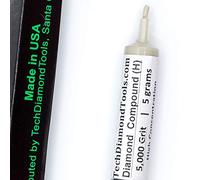 TechDiamondTools - Pasta de pulido de diamante de grano 5000 - Malla de 2 a 3 micras para acabado de espejo - 5 g - Alta concentración de polvo de Damond 50%