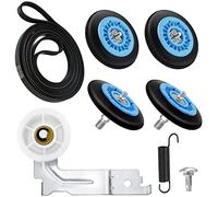 Techecook DC97-16782A - Kit de reparación de secadora - Repuesto para secadora Samsung - Incluye rodillo de tambor de secadora DC97-16782A y polea tensora de secadora DC93-00634A y correa de tambor de