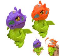 TECHEEL Dinosaurio Juguetes Dinosaurios Figuras Mini Dino Juguetes Interactivos Niños Fiesta Dino Juguetes Dinosaurios Regalo para Niños Niñas 3 4 5 6 Años