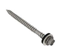 TechFast T17 - Tornillo hexagonal de panel a madera (6,3 x 80 mm, caja 100)