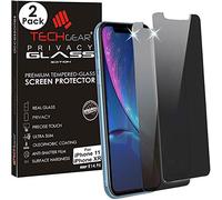 TECHGEAR [2 Piezas Anti Espía Protector de Pantalla para iPhone 11 - PRIVACIDAD Vidrio Edición Protector de Pantalla Vidro Templado Compatible con Apple iPhone 11