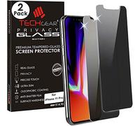 TECHGEAR [2 Piezas Anti Espía Protector de Pantalla para iPhone 11 Pro - PRIVACIDAD Vidrio Edición Protector de Pantalla Vidro Templado Compatible con Apple iPhone 11 Pro 5.8"