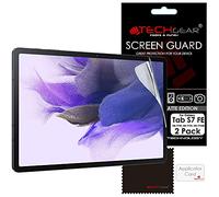 TECHGEAR [2 Piezas] Galaxy Tab S7 FE 12.4" 2021 Protector de Pantalla Antirreflejo [Alta Definicion] [Sin Burbujas] Compatibles con Samsung Galaxy Tab S7 FE 12.4" Pulgadas (SM-T730 / SM-T736)