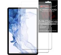 TECHGEAR [2 Piezas] Galaxy Tab S8 Plus 12.4" Protector de Pantalla Antirreflejo [Alta Definicion] [Sin Burbujas] Compatibles con Samsung Galaxy Tab S8 Plus 12.4" (SM-X800 / SM-X806)