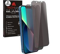 TECHGEAR [2 Piezas] Privacidad Protector de Pantalla Compatible con iPhone 16e, iPhone 14, iPhone 13, iPhone 13 Pro - Anti Espía Vidrio Templado [Dureza 9H] [Resistente a los arañazos] [Sin Burbuja]