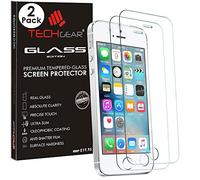 TECHGEAR [2 Piezas VIDRIO Compatible Con iPhone SE / 5s / 5c / 5 - Auténtica Protector de Pantalla Vidro Templado para Apple iPhone SE / 5s / 5c / 5