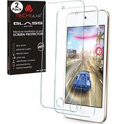 TECHGEAR [2 Piezas VIDRIO Compatible Con iPod Touch 6 & iPod Touch 5 - Auténtica Protector de Pantalla Vidro Templado para Apple iPod Touch 6 e iPod Touch 5