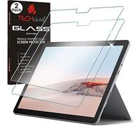 TECHGEAR [2 Piezas Vidrio Compatible con Microsoft Surface Go 4 / Go 3 / Go 2 - Auténtica Protector de Pantalla Vidro Templado Cristal [Dureza 9H] [Alta Definición][Resistente] [Sin Burbuja]