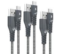 TECHGEAR [3 Piezas Fuerte de Alta Durabilidad Cables de Sincronización y Carga USB-C (30 cm / 1 m / 2 m) Compatible con iPad 10, iPad Pro 12.9" 2022-2018, iPad Pro 11", iPad Air 10.9", iPad Mini 6