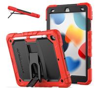 TECHGEAR ArmourSHIELD Funda para Apple iPad 10.2" 2021/2020/2019 [9.ª/8.ª/7.ª generación] Funda Resistente a Prueba de Golpes de Cuerpo Completo con Soporte Plegable, Protector de Pantalla y portaláp