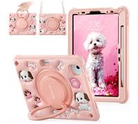 TECHGEAR BubblyToons - Funda infantil para Apple iPad Air de 11 pulgadas (M3 2025 / M2 2024) Air de 11.9 pulgadas, 4ª y 5ª, iPad Pro de 11 pulgadas (2018-2022) para guardería, funda resistente y suave