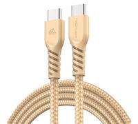 TECHGEAR Cable Cargador USB C a USB C Cable C a C Trenzado FUERTE de 60 W Carga Rápida Cable de Datos Tipo C Compatible con iPhone 15, iPad Pro 2022, iPad 10th 2022, MacBook Pro, Samsung S24/S23/S21/
