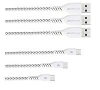 TECHGEAR Cable USB C (30cm/1m/2m) USB Tipo C Fuerte Cable de Cargador y Sincronización Compatible con Samsung Tab S6 Lite, Tab A8 2022, Tab A7, Tab A 10.1", Tab A 10.5", Tab S7 S7 Plus S6 S5e S4 S3