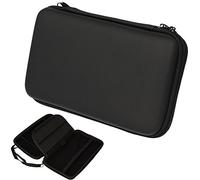 TECHGEAR Carcasa Compatible con Nintendo 2DS XL - Funda Dura Protectora de Viaje y Llevar para 2DS XL + Tarjetas de Juego + Accesorios [Negro]