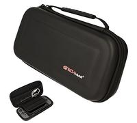 TECHGEAR Carcasa Compatible con Nintendo Switch OLED/Switch - Funda Dura protectora de Viaje y Llevar para Nintendo Switch/OLED + Joy-Con reguladores + Tarjetas de juego + Accesorios [Negro]