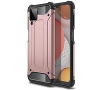 TECHGEAR Carcasa rígida para Samsung Galaxy A12, a prueba de golpes, resistente, resistente, resistente, diseñada para Samsung Galaxy A12, color rosa