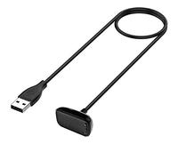 TECHGEAR Cargador Compatible con Fitbit Charge 5, Reemplazo Portatil Cable de Carga para Fitbit Charge 5 Ritmo cardíaco & Rastreador de Avanzada de Actividad Física (Negro)