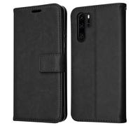 TECHGEAR Compatible with Huawei P30 Pro Leather Wallet Case, Flip Protective Case Cover with Card Slots, Kickstand and Wrist...