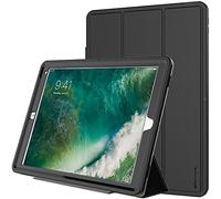 TECHGEAR D-Fence Funda Compatible con Apple iPad Pro 12.9" (2017/2015) - Funda Protectora Delgada Resistente al Impacto - Niños Escuelas Constructores Trabajadores (Negro)