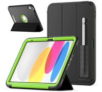 TECHGEAR D-Fence Funda Compatible con iPad 10 (10a generación, 2022) - Funda Protectora Delgada Resistente al Impacto - Niños Escuelas Constructores Trabajadores Carcasa para iPad 10, 10.9" Pulgadas