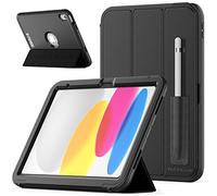 TECHGEAR D-Fence Funda Compatible con iPad 10 (10a generación, 2022) - Funda Protectora Delgada Resistente al Impacto - Niños Escuelas Constructores Trabajadores Carcasa para iPad 10, 10.9" Pulgadas