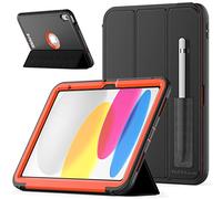 TECHGEAR D-Fence Funda Compatible con iPad 10 (10a generación, 2022) - Funda Protectora Delgada Resistente al Impacto - Niños Escuelas Constructores Trabajadores Carcasa para iPad 10, 10.9" Pulgadas