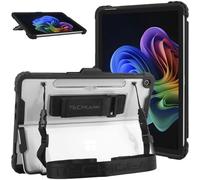 TECHGEAR DuraTUFF - Funda para Microsoft Surface Pro 12 (2025, 12 pulgadas), resistente y a prueba de golpes, compatible con teclado distintivo, soporte, correa de mano y hombro, acceso al bolígrafo