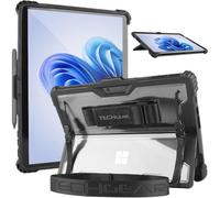 TECHGEAR DuraTUFF Funda para Microsoft Surface Pro 9 / Surface Pro 10 [Compatible con Teclado Característico] Resistente a Prueba de Golpes con Correa de Mano, Correa de Hombro y Cubierta de Soporte