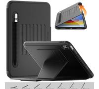 TECHGEAR Enduro - Funda para Apple iPad de 10.ª generación de 10.9 pulgadas / iPad 10 2022, resistente, resistente, magnética y con tapa [apagado y encendido], cubierta a prueba de caídas [soporte