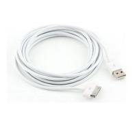 Techgear Extra larga 3 m de alta calidad Cable USB para Apple iPod Touch 1st 2 nd 3rd y 4th generaciones, iPod Nano 1st 2 nd 3rd 4th 5ª y 6ª generaciones, todos los iPod Classic y iPod vídeo, iPhone 3 G 3 GS 4 4S - iPod/iPhone USB cargador y cable de sincronización compatible con Macs y unidades en color blanco [3 metros/10 pies]
