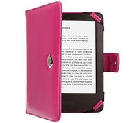 TECHGEAR Funda Compatible con Amazon Kindle Paperwhite Funda de 6 Pulgadas, Funda para eReader [+ una película Protectora] Todas Las Versiones - Funda Paperwhite de 10e generación - Rosada