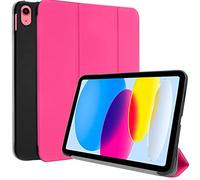 TECHGEAR Funda Compatible con iPad 10 2022 (10.9" Pulgadas) [Soporta Cargar Pencil] Carcasa con Soporte Plegable Triple con protección en la Esquina [Auto-Sueño/Estela] - Rosado