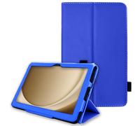 TECHGEAR Funda de piel para Samsung Galaxy Tab A11 Plus / A11+ de 11 pulgadas (SM-X230 / SM-X236) - Funda inteligente delgada de piel sintética con soporte, correa de mano y encendido y apagado