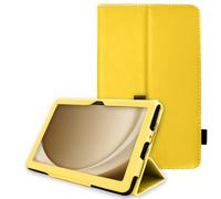 TECHGEAR Funda de piel para Samsung Galaxy Tab A11 Plus / A11+ de 11 pulgadas (SM-X230 / SM-X236) - Funda inteligente delgada de piel sintética con soporte, correa de mano y encendido y apagado