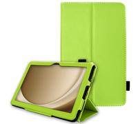 TECHGEAR Funda de piel para Samsung Galaxy Tab A11 Plus / A11+ de 11 pulgadas (SM-X230 / SM-X236) - Funda inteligente delgada de piel sintética con soporte, correa de mano y encendido y apagado