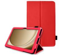 TECHGEAR Funda de piel para Samsung Galaxy Tab A11 Plus / A11+ de 11 pulgadas (SM-X230 / SM-X236) - Funda inteligente delgada de piel sintética con soporte, correa de mano y encendido y apagado