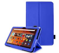 TECHGEAR Funda inteligente diseñada para todos los nuevos Amazon Fire HD de 10 pulgadas / HD 10 pulgadas (2023/13ª generación), funda delgada de piel sintética con soporte inteligente con correa de