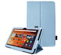 TECHGEAR Funda inteligente diseñada para todos los nuevos Amazon Fire HD de 10 pulgadas / HD 10 pulgadas para niños (2023/13ª generación), funda delgada de piel sintética con soporte inteligente con