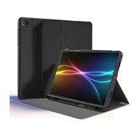 TECHGEAR Funda inteligente para Samsung Galaxy Tab A11 Plus / A11+ y Tab A9 Plus / A9+ de 11 pulgadas (SM-X230 / X236 / X210 / X215 / X215), funda de piel sintética con soporte para lápiz capacitivo