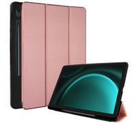 TECHGEAR Funda inteligente para Samsung Galaxy Tab S10 FE / S9 FE de 10.9 pulgadas, piel sintética, delgada, funda protectora con función atril [encendido y apagado automático] TPU suave y soporte