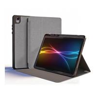TECHGEAR Funda inteligente para Samsung Galaxy Tab S11 de 11 pulgadas (SM-X730 / SM-X736) con soporte para bolígrafo S, funda protectora delgada de piel sintética, función atril, visualización