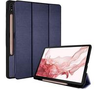 TECHGEAR Funda inteligente para Samsung Galaxy Tab S9 de 11 pulgadas versión 2023 (SM-X710 / SM-X716) funda inteligente delgada de piel sintética con protección de esquina [encendido y apagado