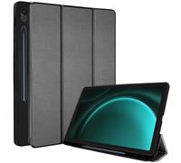 TECHGEAR Funda Inteligente para Samsung Galaxy Tab S9 FE 1.9" (SM-X51/X516) Funda Inteligente de Cuero PU Funda Protectora con Soporte [Estela/Reposo Automático] TPU Suave y Soporte para S-Pen - Gri