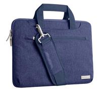 TECHGEAR Funda para 12.8-13.3 computadoras portátiles, Bolsa portátil multifuncional para computadora portátil con correa ajustable para el hombro, Correa de equipaje y manijas supresibles