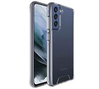 TECHGEAR Funda para Galaxy S21 FE - Silicona Transparente TPU Carcasa Protector Resistente a los Golpes Anti-Choque Anti-arañazos [Funda Protectora de la cámara] para Samsung Galaxy S21 FE