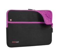 TECHGEAR Funda Protectora de Neopreno Delgada con Bolsillo al Interior de Burbujas Anti-Golpes Carcasa para iPad Pro 12.9" Samsung Pro 12.2 Book 12" Microsoft Pro 7/6 /4/3 /2 y más - Púrpura